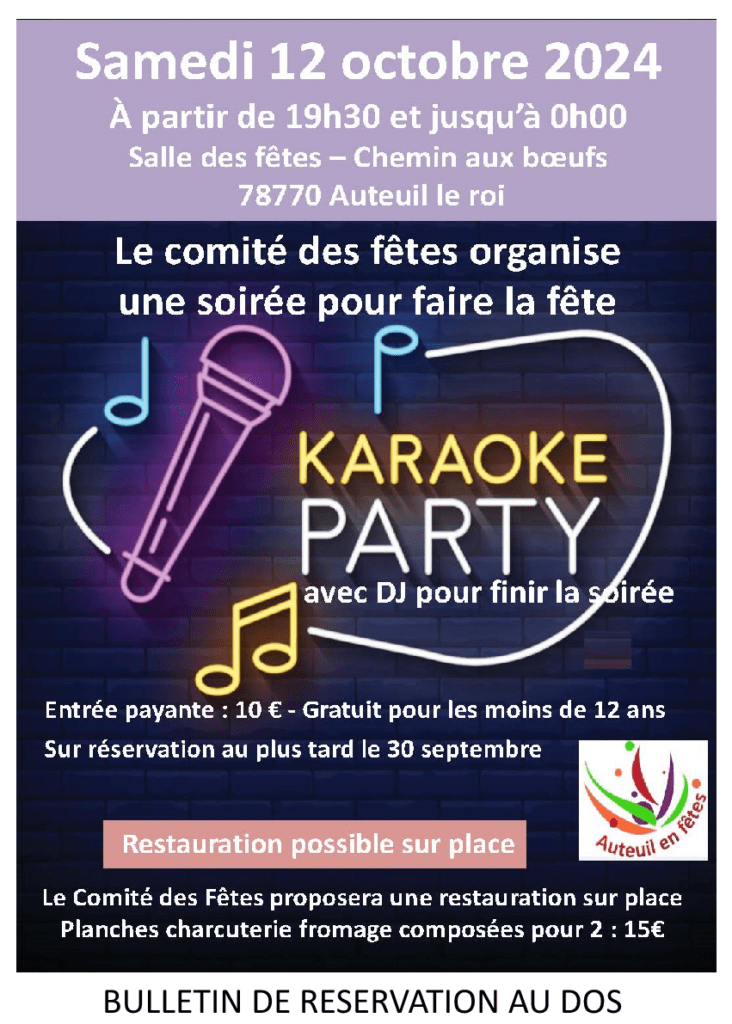 Flyer réservation Karaoké 2024 final1