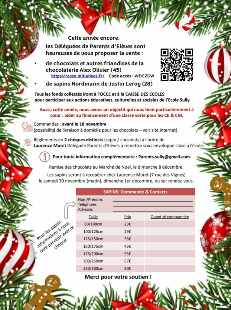 Commande sapins 2024