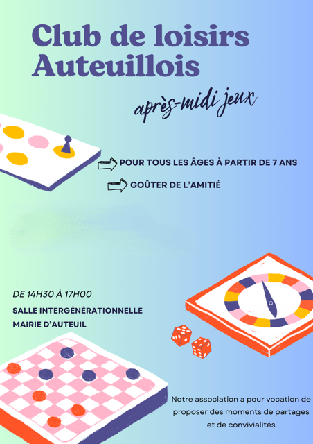 affiche CLA mercredi après midi