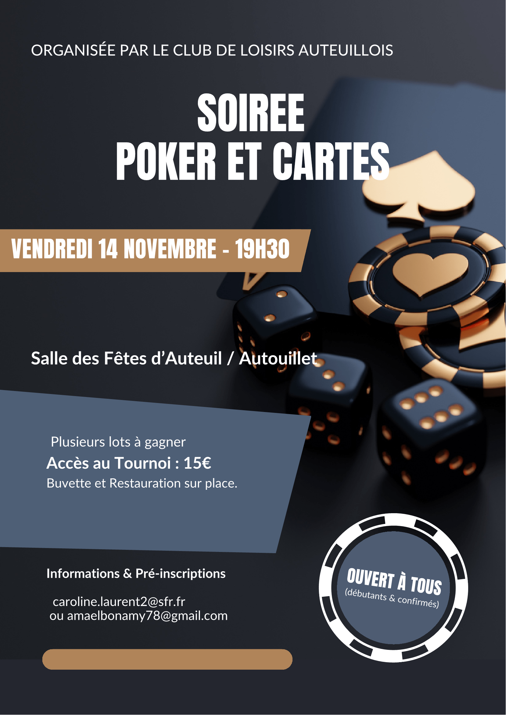 CLA Soirée Poker et cartes du 14 11 2025
