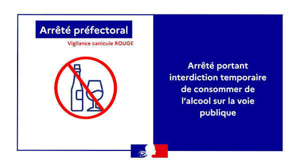 Arrêté préfectoral vente alcool
