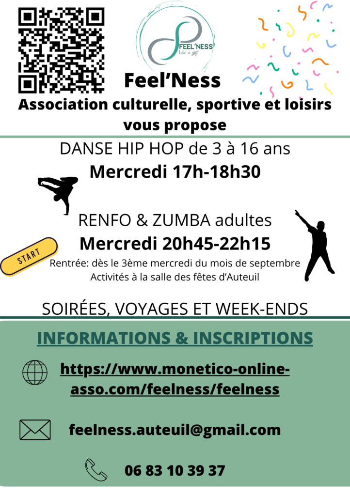 Flyer FeeNess Rentrée 2026 2027