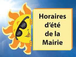 Horaires été Mairie