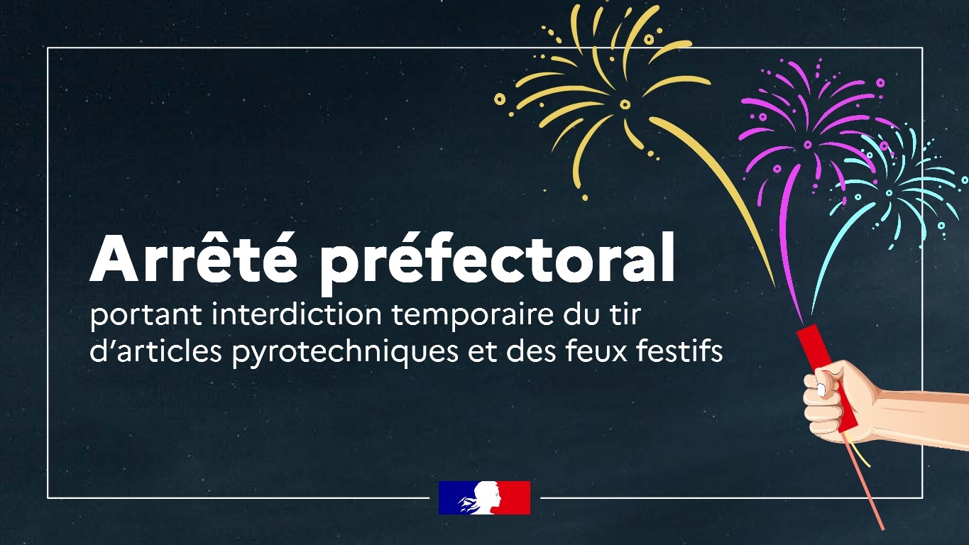 Interdiction des tirs d articles pyrotechniques non professionnels et des feux festifs