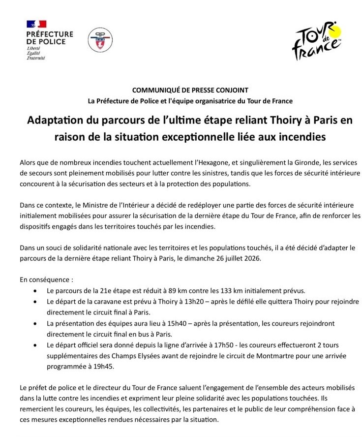 TDF26 Adaptation Communiqué