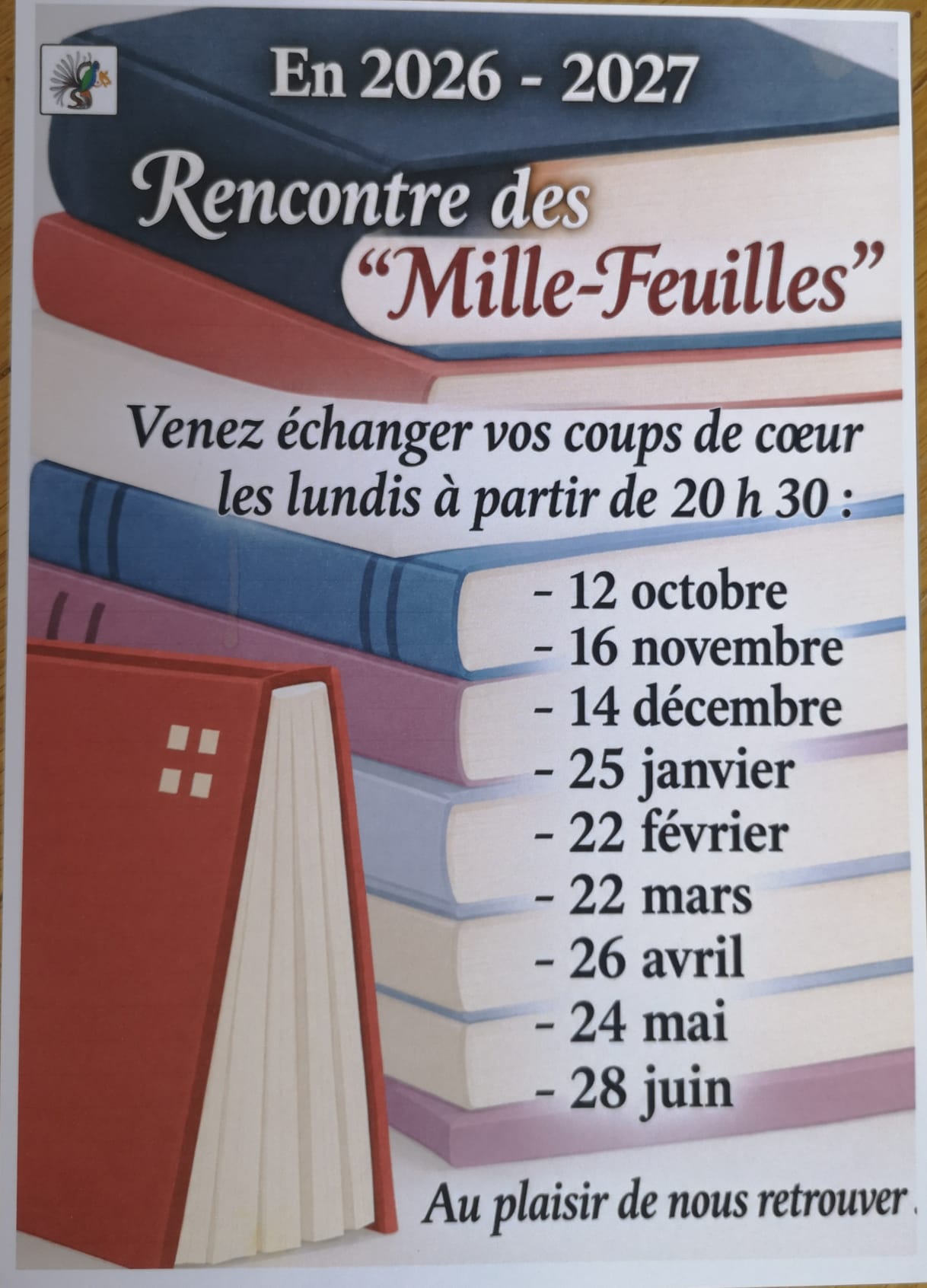 Rencontres Milles feuilles 2026 2027